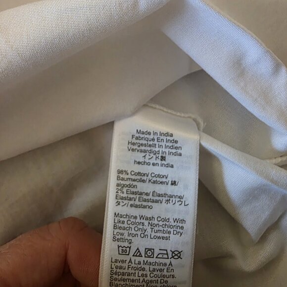 J.Crew Oversized White Button-Up Shirt NWT Size M - Picture 11 of 16